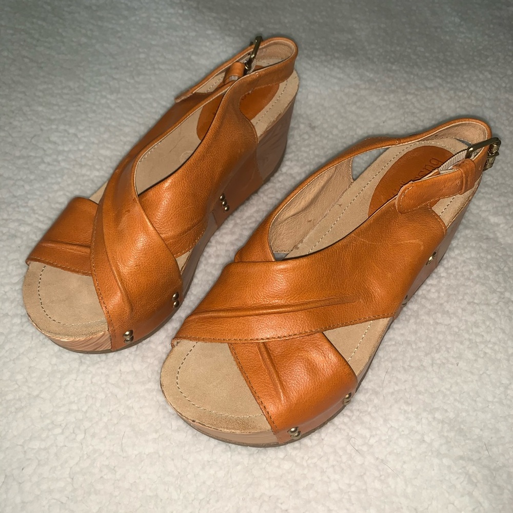 Bussola Formenterra sling-back wedge